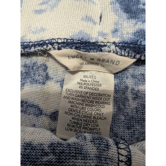 🥚3/30 3 pc Lucky Brand Tie Dye Pajama Set - Picture 9 of 12
